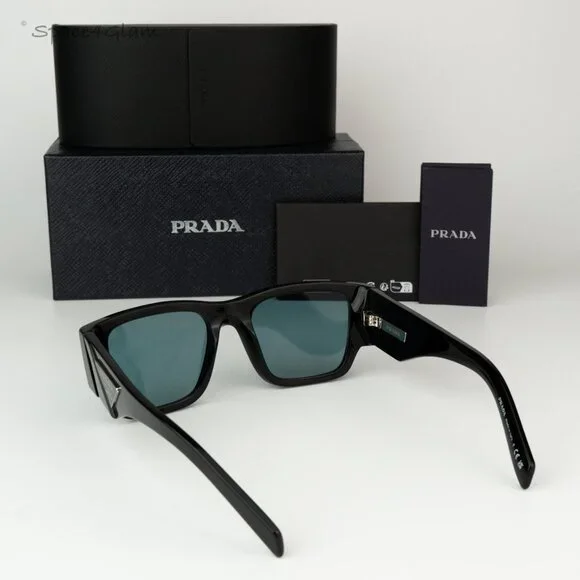 BRAND NEW Prada PR10ZS 16K40K Black Petrol Green Square  display picture 1